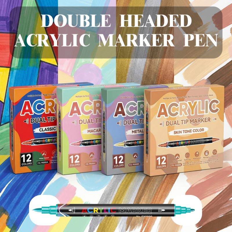 Acrylic Paint Markers,Dual tip - Correction Pen Fine review and price