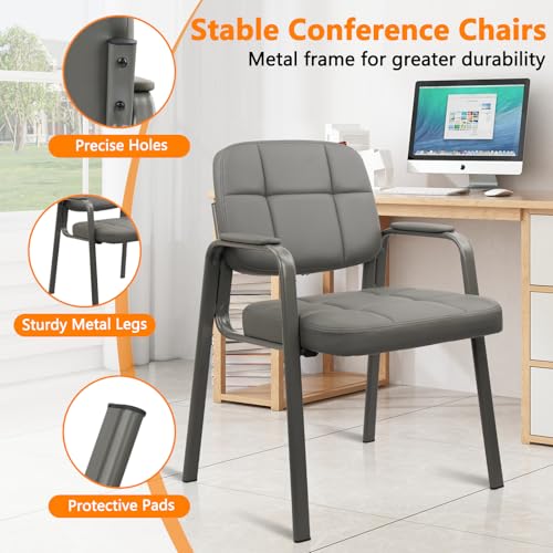 Waiting Room Guest Chair with  - Leather Desk Pad review and price